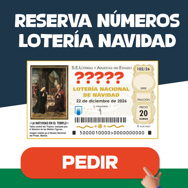 Reservar número lotería de navidad 2026 en Pepito Herranz: guía completa